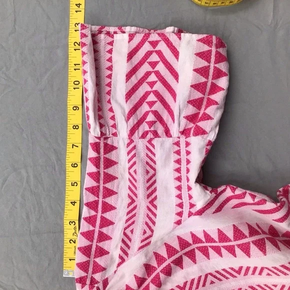 Velvet by Graham & Spencer Madelina Pink and white Mini Dress - Picture 12 of 13